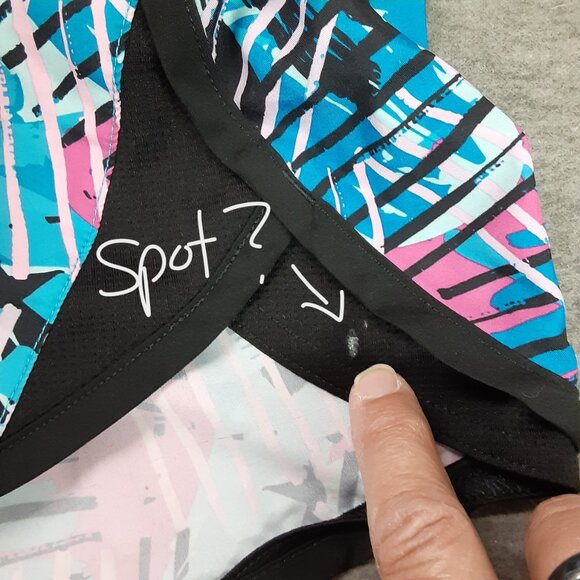 Athletic Works Girls Shorts Size LG 10-12 Lightweight Elastic Waist Sm Spot - Picture 2 of 5